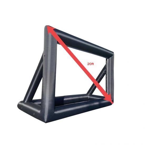 Inflatable air screen