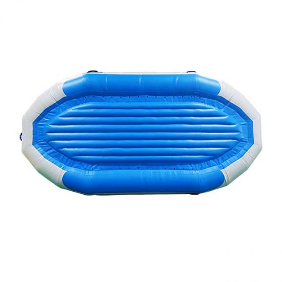 floating white water river raft