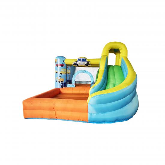 inflatable bounce house and slide