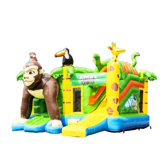 inflatable bouncing jump and slide