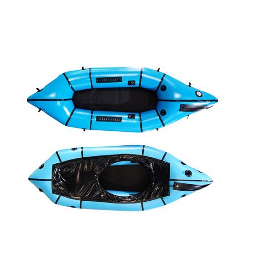 light small river boat packraft